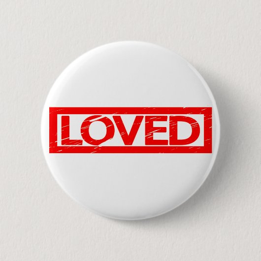 Badge Rond 5 Cm Timbre aimé (Devant)