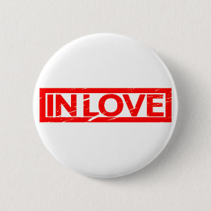 Badge Rond 5 Cm Timbre amoureux