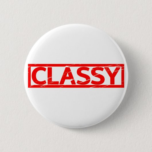 Badge Rond 5 Cm Timbre classique (Devant)