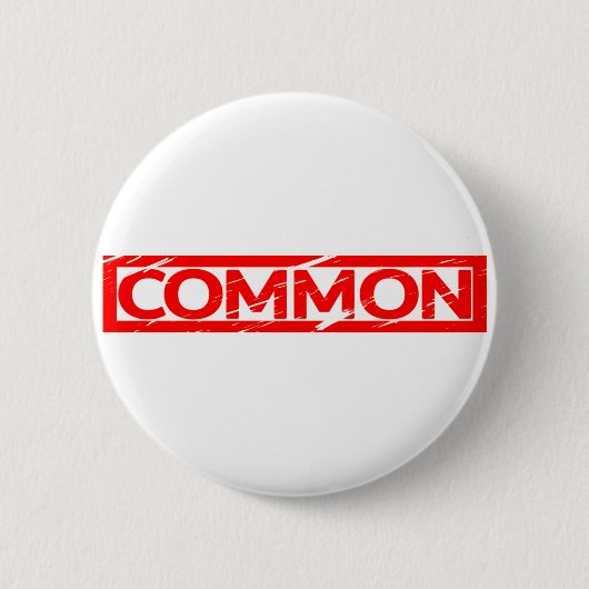 Badge Rond 5 Cm Timbre commun (Devant)