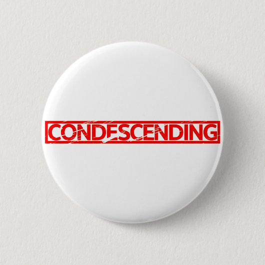 Badge Rond 5 Cm Timbre condescendant (Devant)