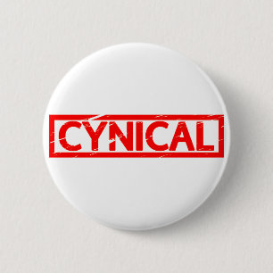Badge Rond 5 Cm Timbre cynique