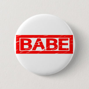 Badge Rond 5 Cm Timbre de bébé