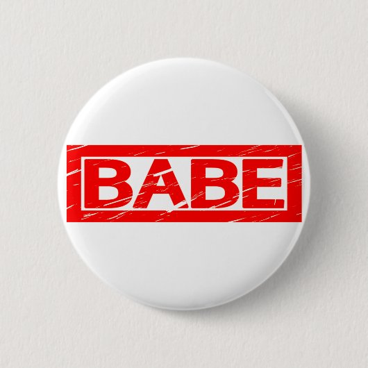 Badge Rond 5 Cm Timbre de bébé (Devant)
