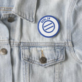 Badge Rond 5 Cm timbre de Berlin (En situation)