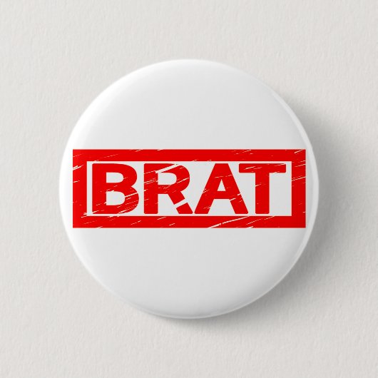 Badge Rond 5 Cm Timbre de Brat (Devant)