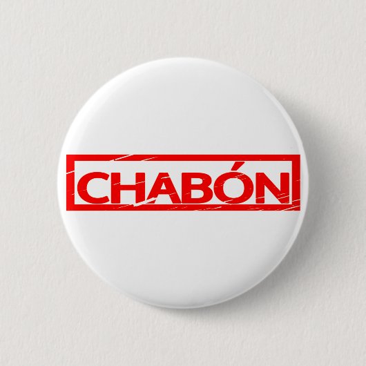 Badge Rond 5 Cm Timbre de Chabón (Devant)