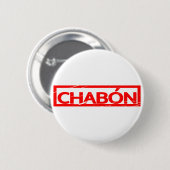 Badge Rond 5 Cm Timbre de Chabón (Devant & derrière)