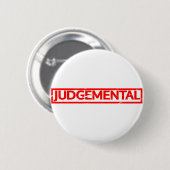 Badge Rond 5 Cm Timbre de jugement (Devant & derrière)