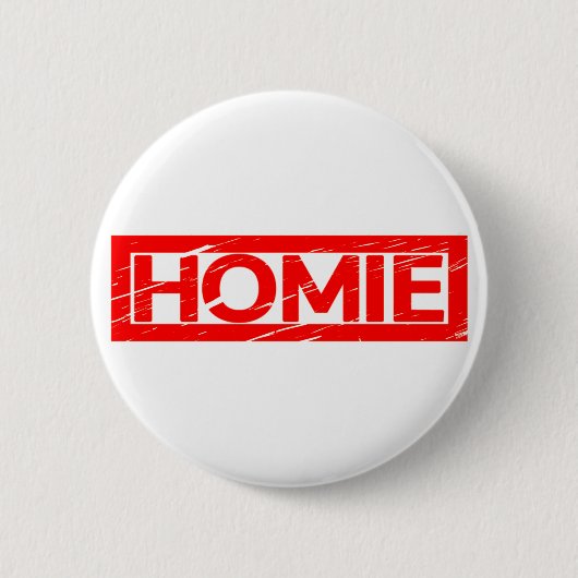 Badge Rond 5 Cm Timbre de maison (Devant)