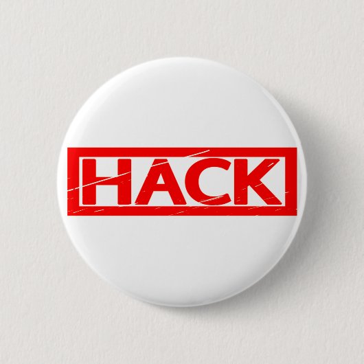 Badge Rond 5 Cm Timbre de piratage (Devant)