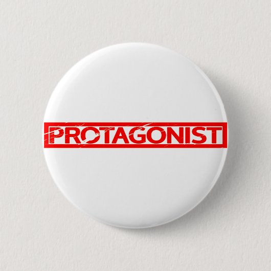Badge Rond 5 Cm Timbre de protagoniste (Devant)