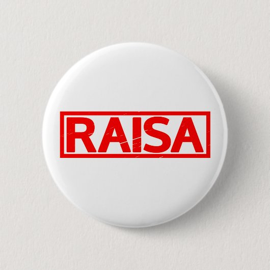 Badge Rond 5 Cm Timbre de Raisa (Devant)