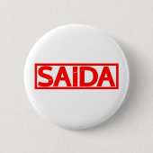 Badge Rond 5 Cm Timbre de Saida (Devant)