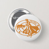 Badge Rond 5 Cm Timbre de Séville (Devant & derrière)