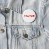 Badge Rond 5 Cm Timbre de traître (En situation)
