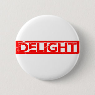 Badge Rond 5 Cm Timbre délicieux