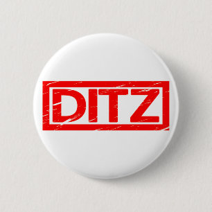 Badge Rond 5 Cm Timbre Ditz