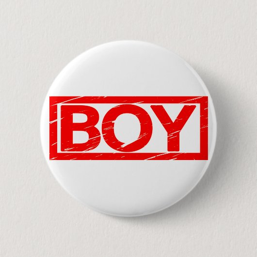 Badge Rond 5 Cm Timbre du garçon (Devant)
