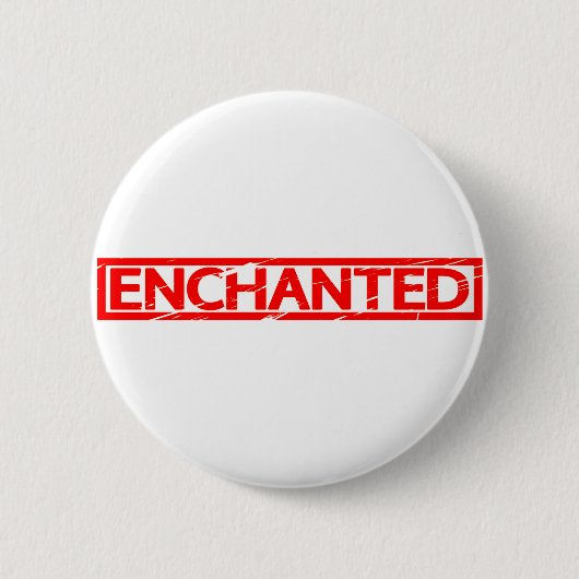 Badge Rond 5 Cm Timbre enchanté (Devant)