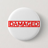 Badge Rond 5 Cm Timbre endommagé (Devant)