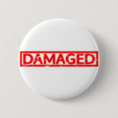 Badge Rond 5 Cm Timbre endommagé (Devant)