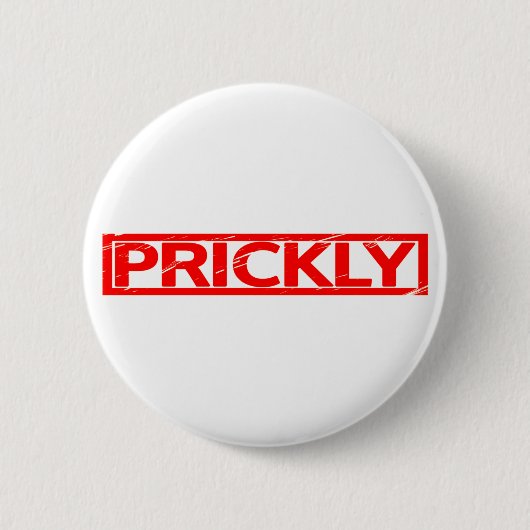Badge Rond 5 Cm Timbre épineux (Devant)
