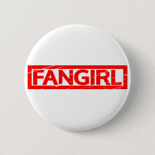 Badge Rond 5 Cm Timbre Fangirl