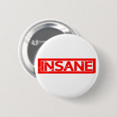 Badge Rond 5 Cm Timbre fou (Devant & derrière)