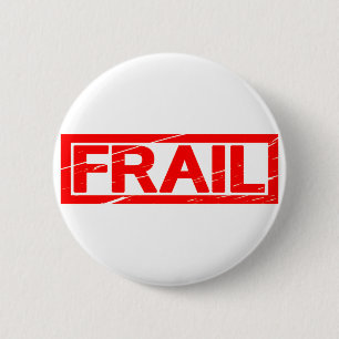 Badge Rond 5 Cm Timbre fragile