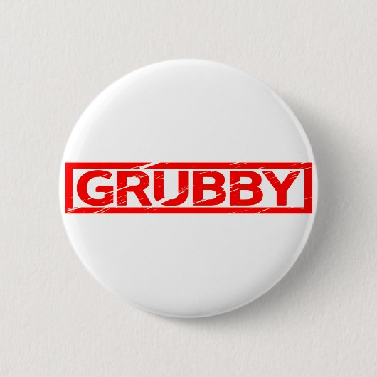 Badge Rond 5 Cm Timbre Grubby (Devant)