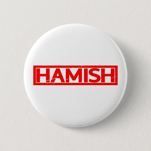 Badge Rond 5 Cm Timbre Hamish (Devant)
