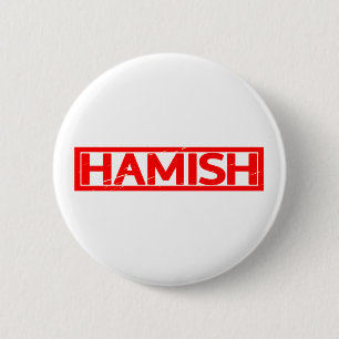 Badge Rond 5 Cm Timbre Hamish