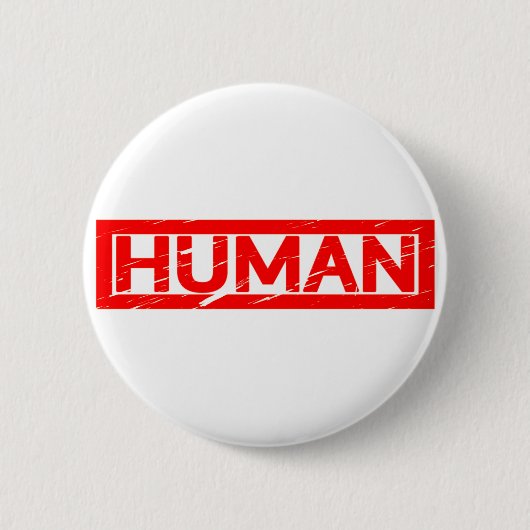 Badge Rond 5 Cm Timbre humain (Devant)