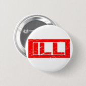 Badge Rond 5 Cm Timbre incorrect (Devant & derrière)