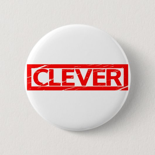 Badge Rond 5 Cm Timbre intelligent (Devant)