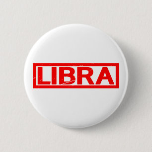 Badge Rond 5 Cm Timbre Libra
