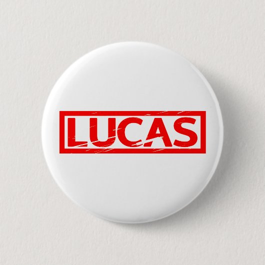 Badge Rond 5 Cm Timbre Lucas (Devant)