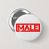 Badge Rond 5 Cm Timbre mâle (Devant & derrière)