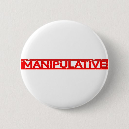 Badge Rond 5 Cm Timbre manipulateur (Devant)