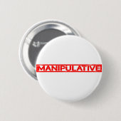 Badge Rond 5 Cm Timbre manipulateur (Devant & derrière)