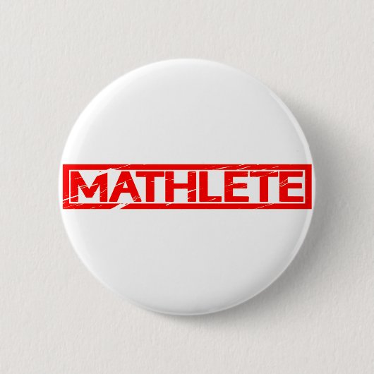 Badge Rond 5 Cm Timbre Mathlete (Devant)