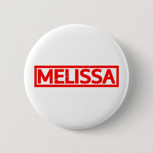 Badge Rond 5 Cm Timbre Melissa (Devant)