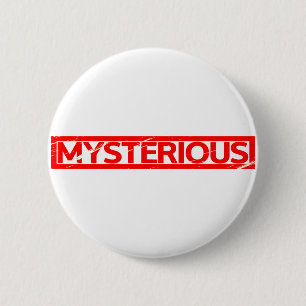 Badge Rond 5 Cm Timbre mystérieux