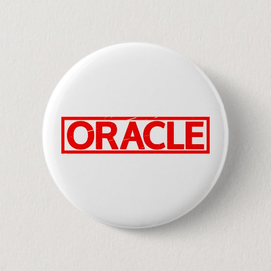 Badge Rond 5 Cm Timbre Oracle (Devant)
