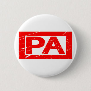 Badge Rond 5 Cm Timbre Pa