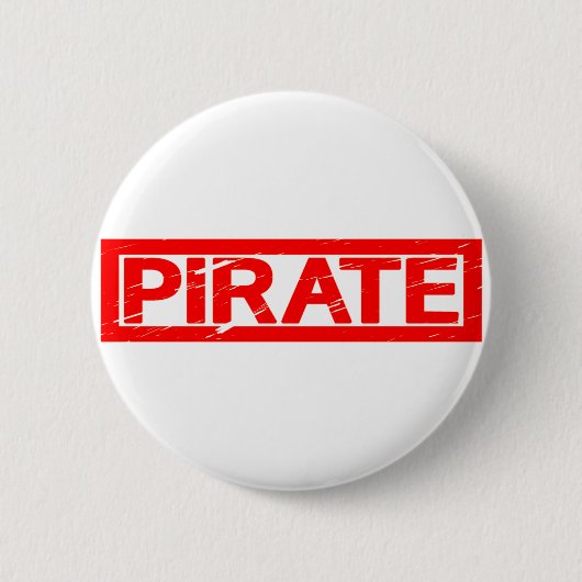 Badge Rond 5 Cm Timbre pirate (Devant)