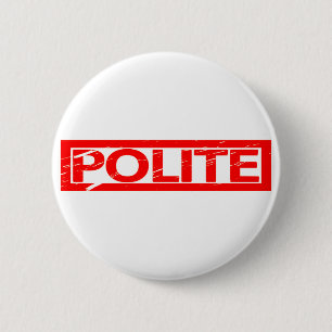 Badge Rond 5 Cm Timbre poli