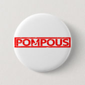 Badge Rond 5 Cm Timbre Pompée (Devant)