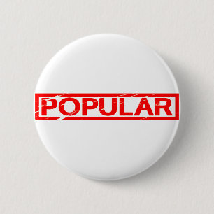 Badge Rond 5 Cm Timbre populaire